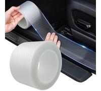 CHANGNIANFA Car Door Sill Strips for Ford B-Max B232 I 2012-2017 -, 7cmx10m Door Sill Protector Clear Tape Carbon Fiber Wrap Film Anti-Scratch Anti-Collision