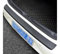 CHANGNIANFA Carbon Fiber Car Door Sill Protector for Chevrolet Silverado 1500 IV Regular Cab Standard Box, Auto Rear Trunk Door Sill Guard Sticker Plate Accessories Anti Scratch Guard Plate