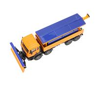 Changor 1:50 Snow Sweeper Model Engineering Vehicle Toys for Boys with Moving Snow Shovel and Rotating Disc - Zinc Alloy and ABS - 19.5x7.5x6cm