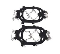 Changor 19 Teeth Crampons Durable Non Slip Ice Grippers Designed for Winter Safety for Adults and Teens Made of Silicone and Stainless Steel 2 Pcs (XL)