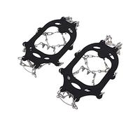 Changor 19 Teeth Crampons Durable Non Slip Ice Grippers Designed for Winter Safety for Adults and Teens Made of Silicone and Stainless Steel 2 Pcs (M)