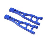 Changor 2pcs Aluminum Alloy Front Upper Suspension Arms for 1/8 6S RC Car Improve Performance and Reduce Vibration (Blue)