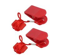 Changor 2PCS Treadmill Safety Key Magnetic Security Switch Running Machine Safety Lock Automatic Protection for Home Gym Fitness Equipment ABS Magnet (20 * 35mm model)