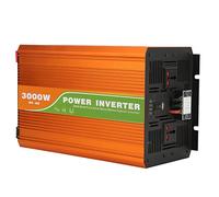 Changor 3000W Pure Sine Wave Compact Design High Efficiency Output for RVs Boats and Solar Panels Aluminium Alloy (DC12V)