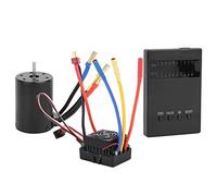 Changor 3100KV Brushless Motor Program Card 60A ESC Waterproof for 1/10 RC Car, High Torque Durable Accessory
