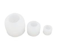 Changor 3D Rose Flower Shaper Silicone Crafting Tools for Making Chocolate Clay Crafts Reusable and Flexible for Birthdays, Weddings, 3 Pack