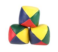 Changor 3Pcs Kids Toy Balls Set, Soft PU Leather Juggling Balls, Circus Learning Props, Hand Eye Coordination Training