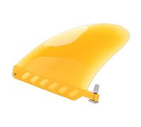 Changor 4.6 Inch Surfboard Fin Flexible TPU Paddleboard Fin with Screw Locking Structure for Enhanced Performance on Water (Yellow)