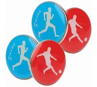 Changor 4pcs Professional Referee Toss Coin Set Mirror Effect Metal Football Soccer Volleyball Table Tennis Judge Flip Coins for Sports Enthusiasts 35x2mm