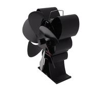 Changor 6 Blades Heat Powered Stove Fan, Durable Aluminium Alloy | Silent operation feature, Great for wood , Efficient heat , Ideal for various settings, No electricity use