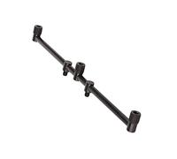 Changor Aluminum Alloy Buzz Bar Durable Fishing Rod Holder Bracket for Shore Fishing 15.7in 3 Heads Lightweight for Enthusiasts