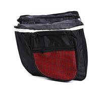 Changor Bag Reflective Cycling Trunk for Short-Distance Travel for All Rear Rack Sizes 600D Black Red 12x10x5 Inches