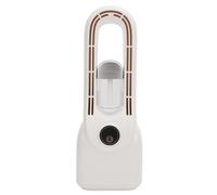 Changor Bladeless Desk Fan Quiet 6 Speed Misting Table Fan for Home Bedroom Office, ABS USB with Colorful Lights