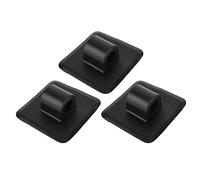 Changor Boat Motor Fixed Bracket Sturdy Holder for Yacht,3Pcs PVC Motor Stand Rope Buckle for Fixed, Boat Outboard Holder for Yacht (Black)