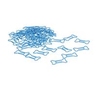 Changor Bone Shaped Paper Clips Durable Slip for Office Home School, 50pcs Small Paper Clips for Daily Use