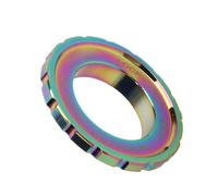 Changor Centerlock Lockring High Strength CNC Machined Disc Rotor Lock Ring for Mountain Bike, Aluminum Alloy Bike Accessory for Thru Axle Hub (Colorful)