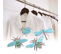 Changor Cute Embellished Sewing Patch for DIY Clothes Decoration, Made of Sequin Cloth Material, Set of 4 Pcs for Shirts, Jeans, Bags, and More