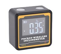 Changor Digital Inclinometer with Bluetooth, Backlit Screen Portable Electronic Angle Gauge, Magnetic Base 4x90° for Woodworking Construction