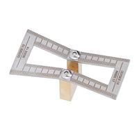 Changor Dovetail Marker Tool, Ergonomic Dovetail Scribing Gauge for Precise Woodworking, Stainless Steel and Brass, Perfect for Board Splicing and Crack Repair