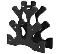 Changor Dumbbell Rack Space-Saving Stable 3 Tier Holder for Home Workout Organizer for Fitness Enthusiasts PP Material