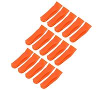 Changor Emergency Survival Whistle Loud Bright Orange Safety Sports Rescue Whistle for Outdoor Playground Pack of 15