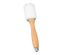 Changor Leather Carving Hammer Mallet, Professional Leathercraft Stamping Tool with Wooden Handle Rubber Head for Leather Engraving Punching Jewelry Making Leather Craft (Straight)