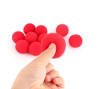 Changor Magic Sponge Balls, 10Pcs Red Sponge Ball Set for Close Up Magic Tricks, 4.5cm Soft Classic Vanish and Multiply Props for Street Performance