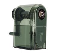 Changor Manual Pencil Sharpener Adjustable Speeds Extended Vane/Wing Portable Handheld Pencil Sharpener for 6 to 8mm Charcoal Art Studio School Office Home Transparent Green