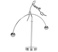 Changor Metal Balancing Pendulum, 2 People Dancing Stress Relief Toy, Innovative Desk Decor Office Gift with Abstract Design