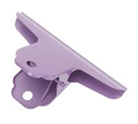 Changor Metal Clamp/Holder Durable Strong Grip for Home School Office, Iron Large Size Paper Clips for Organizing, Managing Photos, Maps, Recipes, 3.9 X 2.2 X 1.5in (Purple)