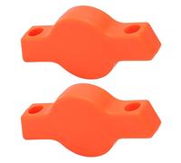 Changor Mount Locator Protective Cover Compact Design for Tracking Your Bike for IOS Locator Orange 2 Pack