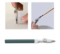 Changor Multi-Function Line Masking Artists Ruling Pen for Fine Lines Creation, Metal Material, Adjustable Screw, Painting Supplies for Art Students (120(wide mouth))