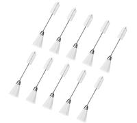 Changor Nylon Stainless Steel Sewing Machine Cleaning Brush, Durable Set For Home Use - 10pcs Nylon Brush For Cleaning Lint on the Bobbin Case