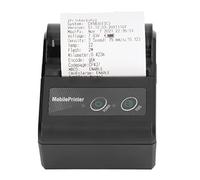 Changor Portable Barcode Printer, 200dpi Thermal Receipt Printer with 1 Roll Paper, 1500mAh Battery for Taxi Order, Free Receipt, Food Ordering System
