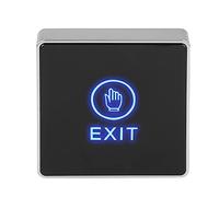Changor Push to Exit Button, Door Exit Release Button Switch Touch Sensor Pannel with LED Light for Door Access Control System