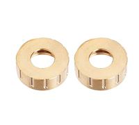 Changor RC Car Rear Axle Adapter with Low Center of Gravity for Enhanced Handling for Kyosho Mini-z Jimny 1/18 1/24, Sturdy Brass Material 2 Pcs