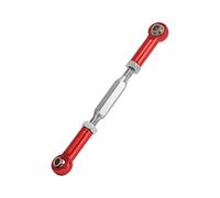 Changor RC Servo Linkage Pull Rod for JLB Truck Series 1/10 RC Car Rugged Design Enhancing Stability and Performance - 1 Unit (Red)