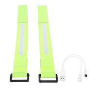 Changor Rechargeable LED Armbands, 3 Modes 5 Colors Reflective Light Up Armband for Night Running Cycling Walking