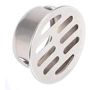 Changor Removable Floor Drain Cover, Anti-blocking Floor Drain Stainless Steel Balcony Roof Drain for Outdoor Balcony Yard (50 Flat)
