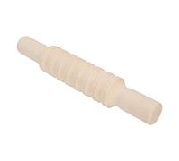 Changor Rolling Stick Solid Wood Sculpture Tool for Pottery Modeling Crafts for Mud Plate Flattening and Even Rolling, Stripe Type, for Artisans and Hobbyists (Striped Style)