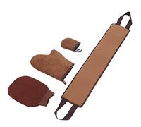 Changor Self Tanner Mitt Exfoliating Soft Flocking for Sunless Tanning Beginners Daily Use Material