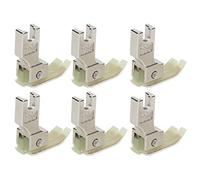 Changor Sewing Machine Presser Foot Set 8Pcs Durable Anti Rust High Low TCR1/16N for Industrial Use Plastic Stainless Steel