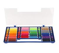 Changor Sewing Thread Kit 32 Colors 64 Spools Storage Box, Portable Sewing Machine Accessories Set for Home DIY Tailoring Craft