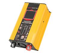 Changor Solar Inverter with LCD Display Output and Dual USB Ports for Outdoor Work and Emergency Power 500W Modified Sine Wave 12V to (Yellow)