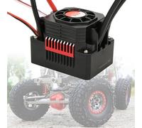 Changor SURPASS 60A ESC Waterproof and Dust-Proof Electric Speed Controller for RC Cars 1:10 1:12 Black 51.5x68.5x38.5mm