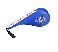 Changor Taekwondo Double Kick Pad, Karate Kickboxing Training Pads Double Strike Target with Wrist Strap, 38cm Martial Arts Focus Target for Gym Workout