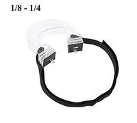 Changor Violin Bow Collimator Straightening Guide Tool Corrector for Beginner Training, Transparent, Durable Self-Bending Practice Guide for 4/4 Violin (For 1/8-1/4 violin)