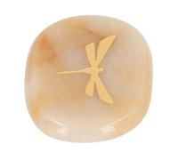 Changor Worry Stone Relaxing Smooth Surface Palm Stone for Clearing Mind At Work or Home Natural (Type 2)