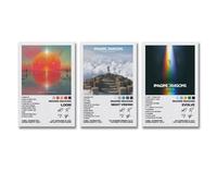 Changsae 3 PCS Imagine Poster Dragons Music Rock Band Album Poster Wall Art Canvas Posters Room Decorative Aesthetic Poster Print Decor Posters 20x30inch(50x75cm)-3pcs Style-3