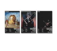 Changsae 3 PCS Travis Poster Scott Music Rapper Album Poster Wall Art Canvas Posters Room Decorative Aesthetic Poster Print Decor Posters 16x24inch(40x60cm)-3pcs Style-1